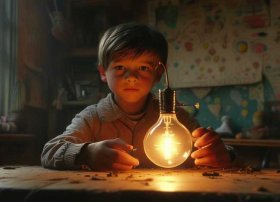 儿童版爱迪生发明电灯的故事 - 爱迪生发明电灯的故事幼儿