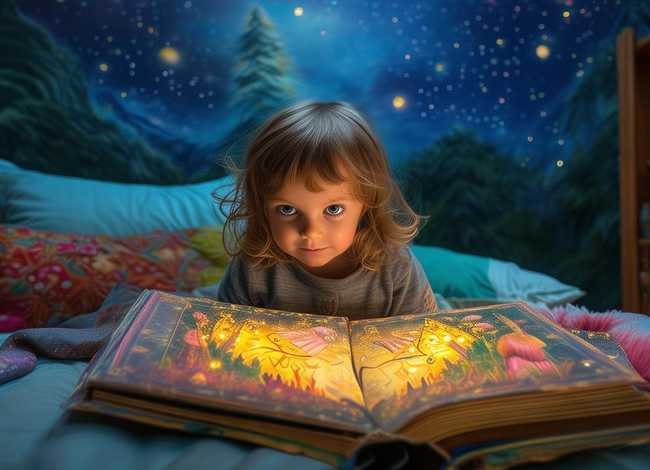 儿童睡前童话故事大拇指；大拇指故事图片