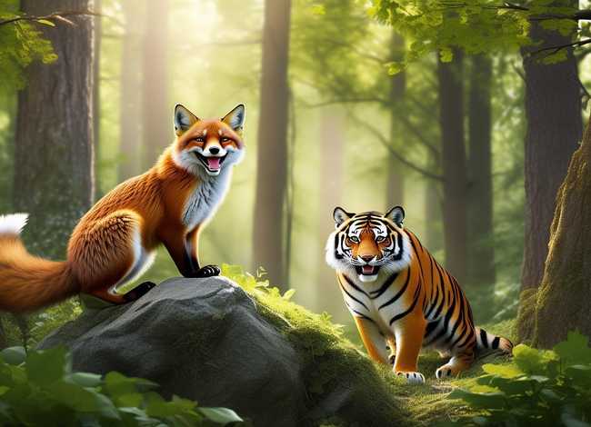 幼儿故事《狐假虎威》 - 幼儿故事《狐假虎威》内容简介