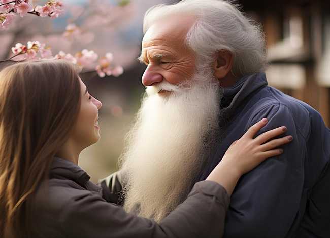 尊老的故事30字（关于尊老的故事30字）