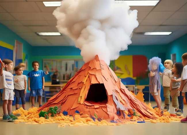 火山爆发的儿童故事，火山爆发故事幼儿园