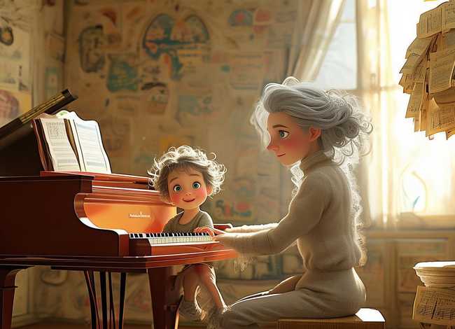 钢琴家故事儿童、钢琴家故事梗概