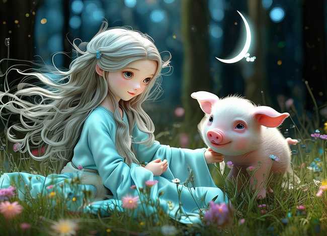 灵儿的故事 - 灵儿故事会闺蜜猪