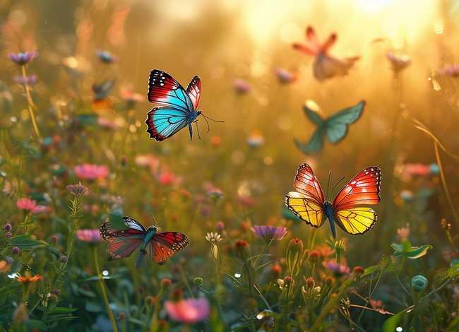 三只蝴蝶小故事；三只蝴蝶小故事图片