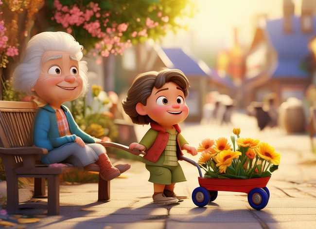 乐于助人的儿童故事绘本 - 关于乐于助人的绘本故事