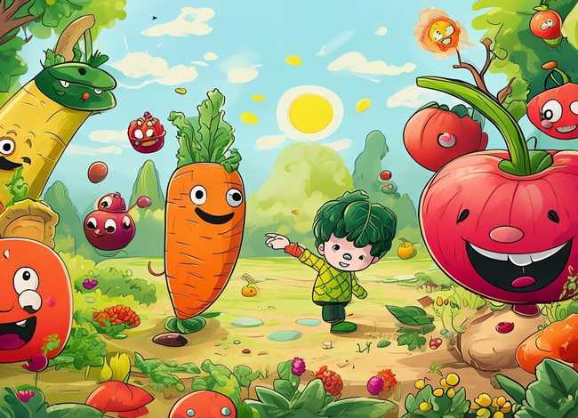 关于蔬菜和水果的儿童故事、关于蔬菜水果的幼儿故事
