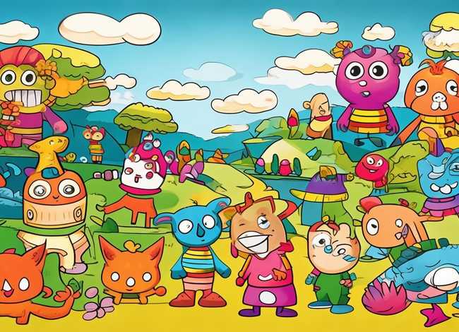 儿童漫画故事大全简单一点；小儿漫画故事大全