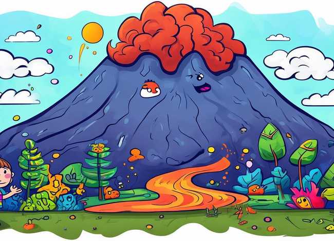 儿童故事火山视频 - 给小朋友讲火山故事视频