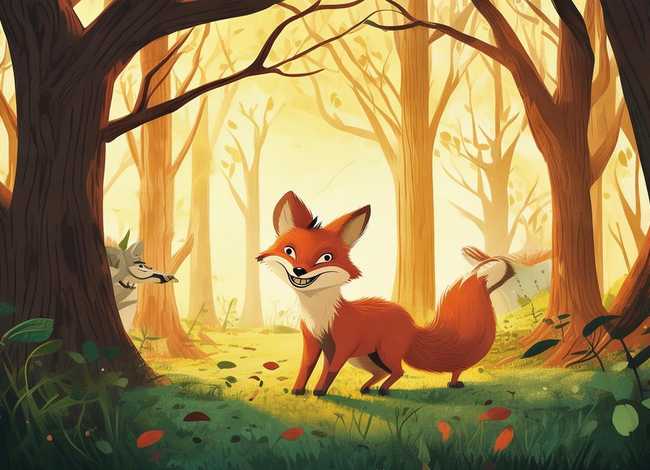 儿童故事大全中文版狼和狐狸；少儿故事狼和狐狸