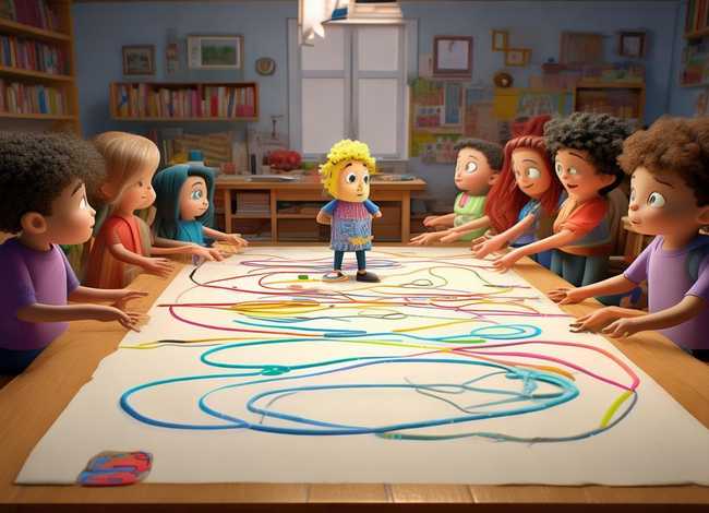 线条讲故事 线条讲故事语言教案 线条讲故事 线条讲故事语言教案