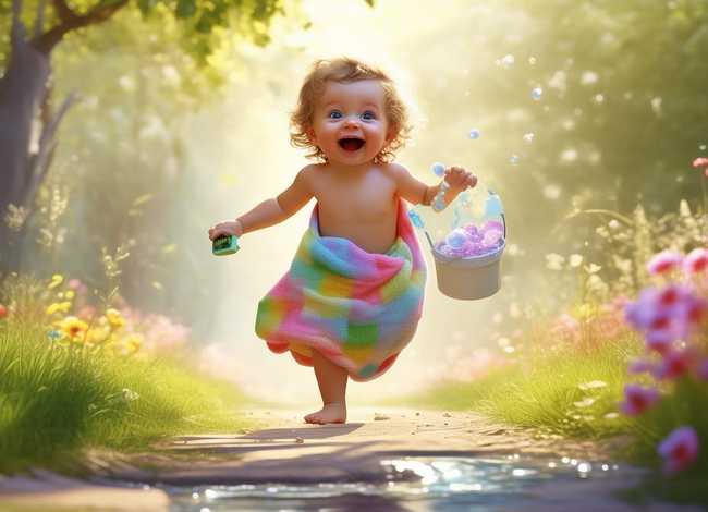 儿童故事洗澡的路上（有关洗澡的幼儿故事）