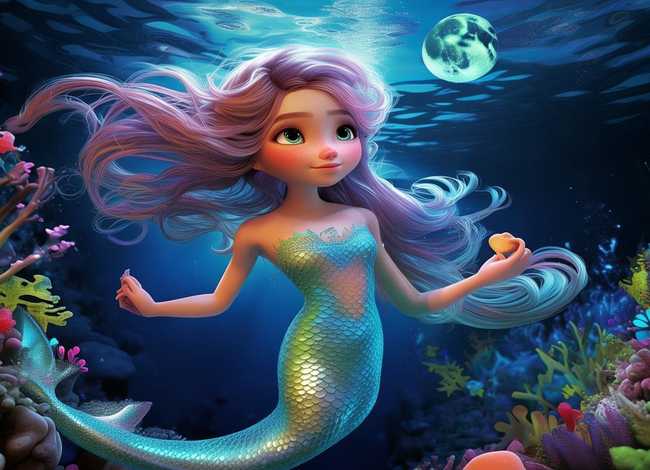美人鱼的故事儿童睡前童话故事 - 少儿睡前故事美人鱼的故事