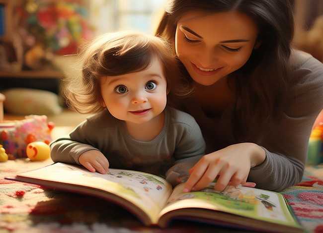 妈妈给我讲故事儿童画 - 妈妈给我讲故事画画