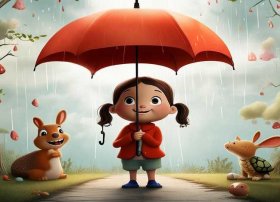 儿童故事雨伞借给谁，雨伞送给谁编故事