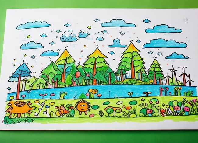 环保儿童画作品图片;环保儿童画作品图片简单 环保儿童画作品图片;环保儿童画作品图片简单