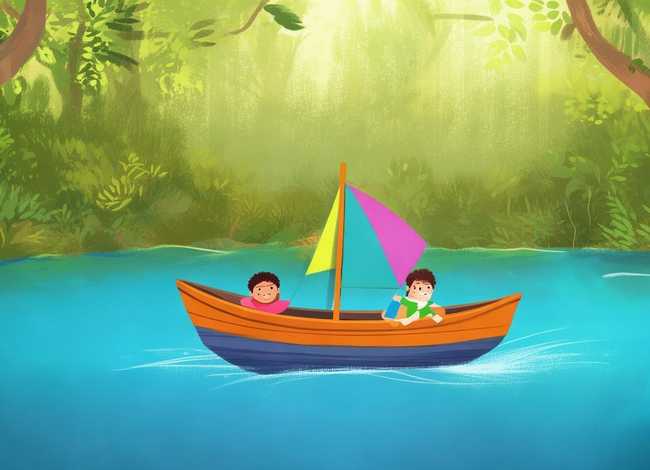 友谊的小船儿童故事，友谊的小船绘本故事内容