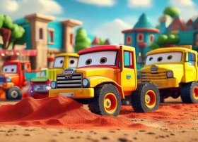 翻斗车儿童故事动画片；儿童版翻斗车动画片