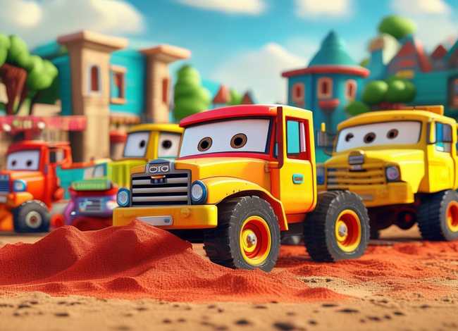翻斗车儿童故事动画片；儿童版翻斗车动画片