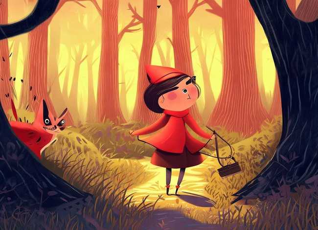 小儿故事小红帽；小儿故事小红帽视频