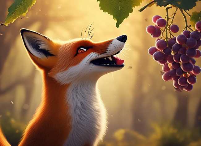 葡萄与狐狸的故事，葡萄与狐狸的故事告诉我们什么道理