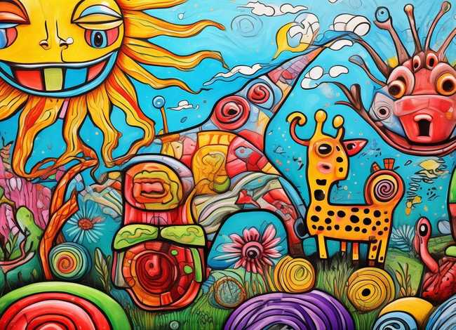 奇怪的儿童画 - 奇怪的儿童画图片大全