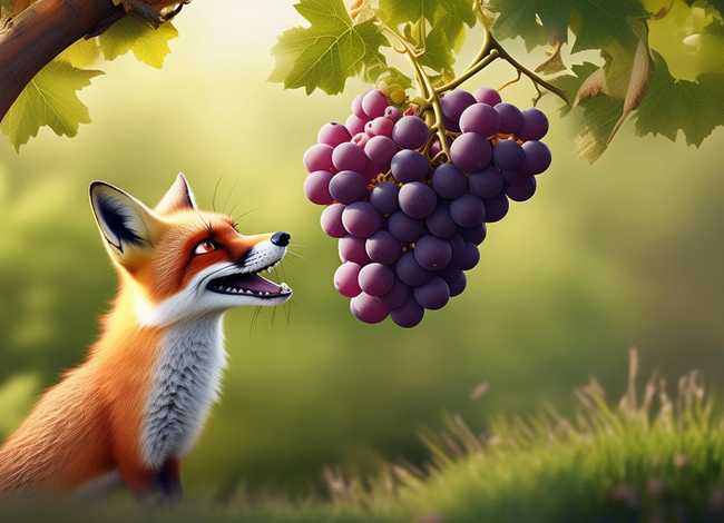 狐狸和葡萄完整故事，狐狸和葡萄完整故事内容