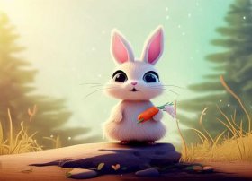 小兔子故事简笔画 - 小兔子故事简笔画图片
