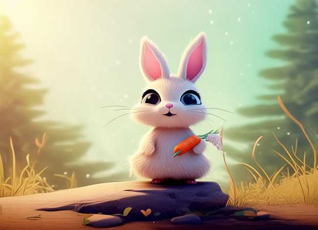 小兔子故事简笔画 - 小兔子故事简笔画图片