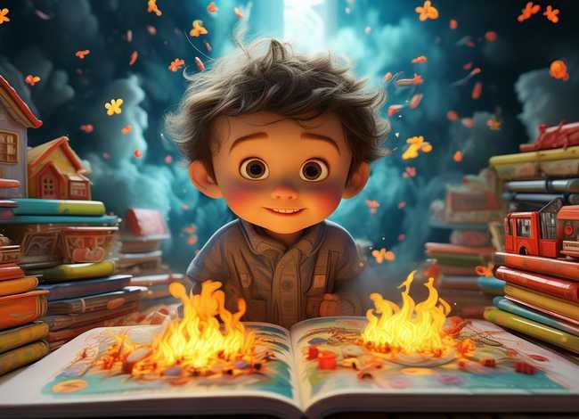 着火的故事儿童总结；关于火灾的故事幼儿