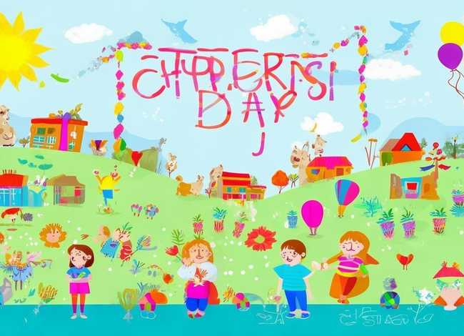 六一儿童节英语故事手抄报（六一儿童节英语手抄报简单又好画）