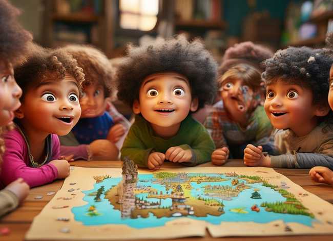 儿童故事工作、幼儿故事作业