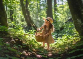 采蘑菇的小女孩的故事；采蘑菇的小女孩的故事简介