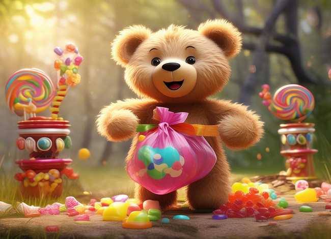 小熊买糖果的故事，小熊买糖果的故事教案