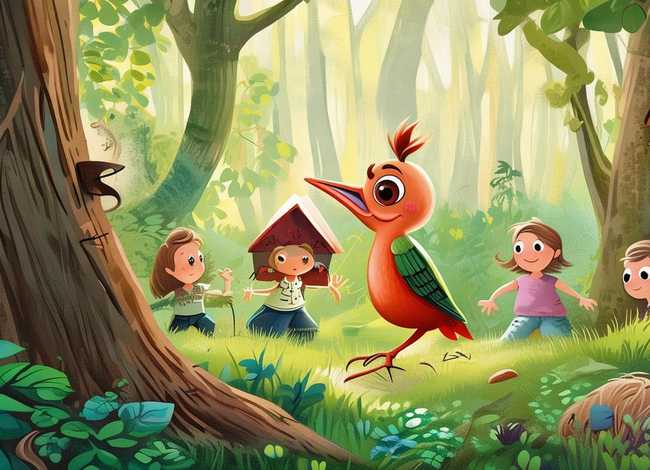 幼儿故事啄木鸟的故事，幼儿故事啄木鸟的故事有哪些