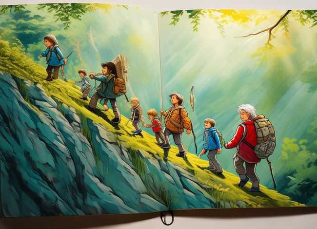 关于爬山的儿童故事 关于爬山的故事书