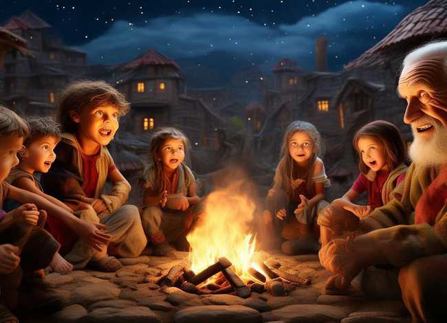 儿童生活故事来源于民间故事；幼儿生活故事来源于民间故事