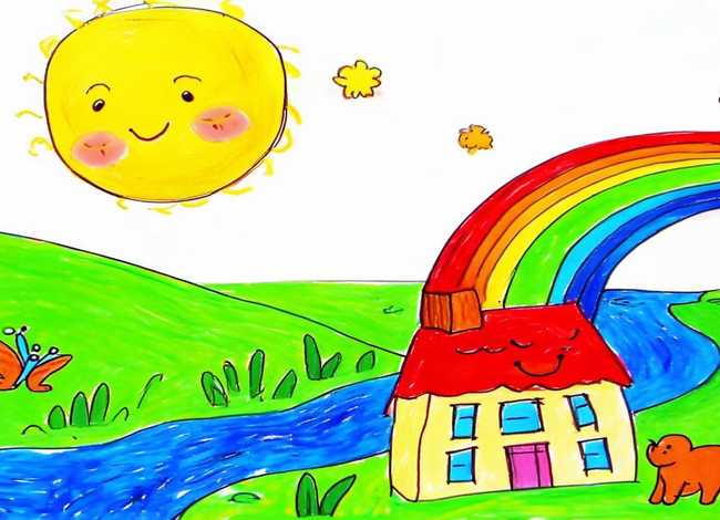 简单的儿童绘图故事 - 8张简单绘画图故事 简单的儿童绘图故事 - 8张简单绘画图故事