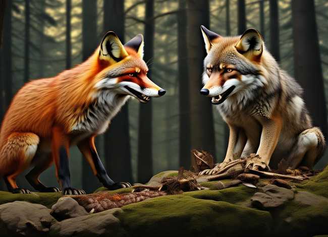 狼和狐狸的小故事，狼和狐狸的小故事简短