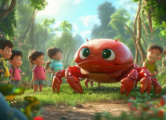 关于螃蟹儿童的故事简短 - 关于螃蟹的幼儿故事