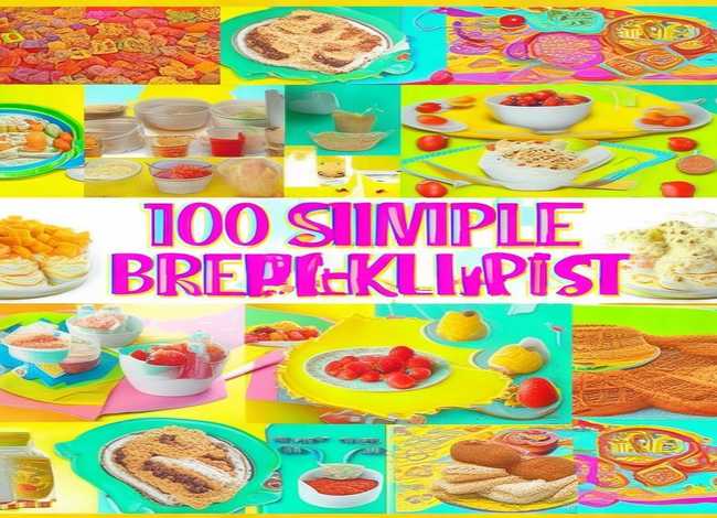 儿童100种简单早餐；儿童100种简单早餐图片