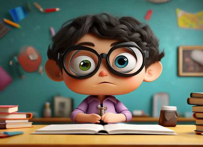 近视眼故事动画片 - 近视眼的故事动画片