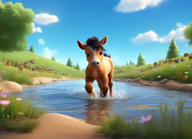 儿童故事小马过河的故事素材视频（小马过河的故事视频播放）