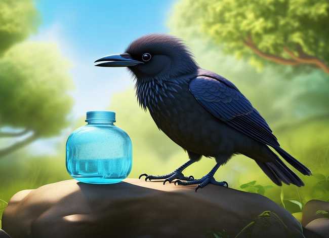 儿童故事乌鸦喝水的故事、乌鸦喝水 的故事幼儿