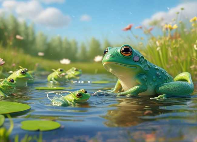 巴巴熊儿童故事小蝌蚪找妈妈；幼儿故事小蝌蚪找妈妈视频在线听睡前