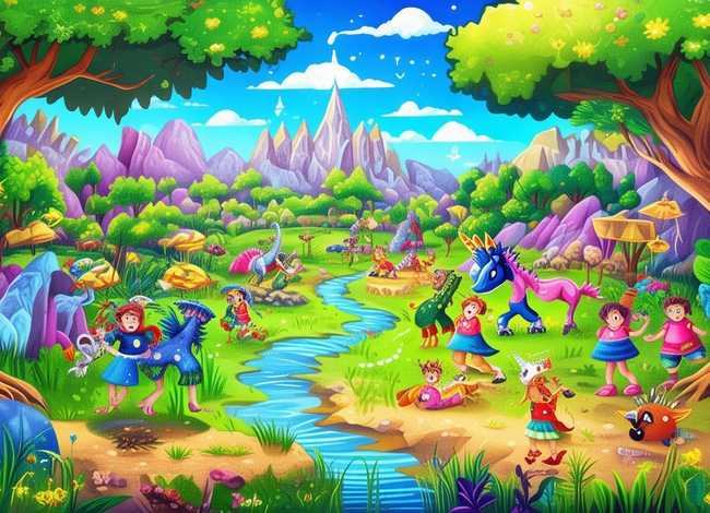 儿童故事图画版 - 6岁儿童故事图画版