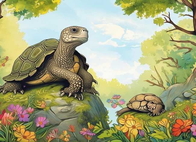 聪明的乌龟故事完整版，聪明的乌龟故事完整版绘本