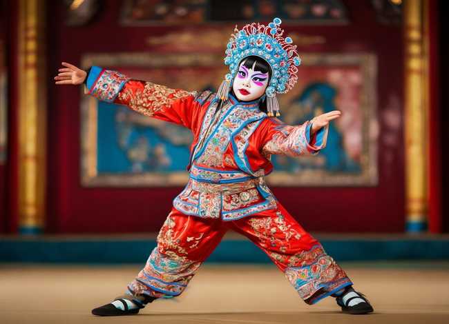 儿童京剧的经典动作图片高清（儿童京剧的经典动作图片高清大图）