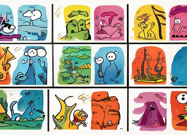 儿童故事连环画简笔画，连环画幼儿故事简笔画