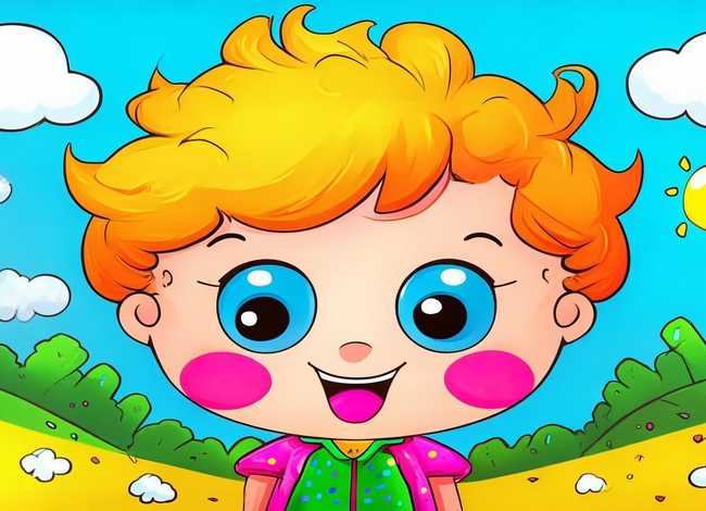 漫画人物手绘儿童、漫画人物手绘儿童图片