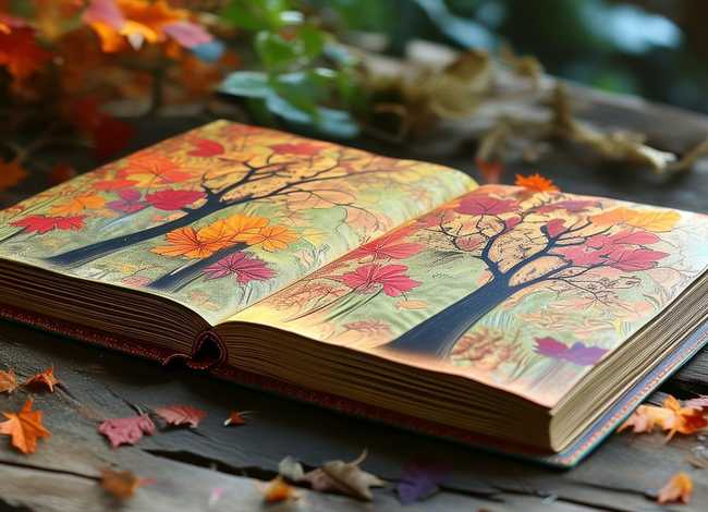 树叶 故事；树叶故事书制作 简单好看